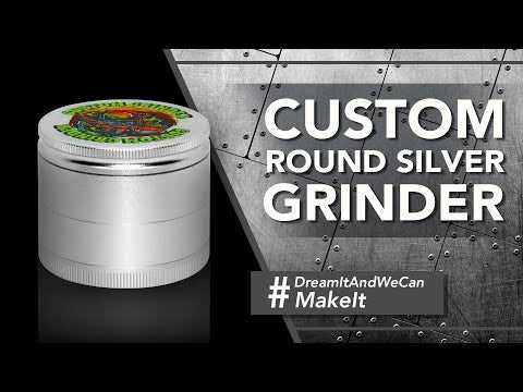 Custom Round Silver Grinder (55MM*46MM)