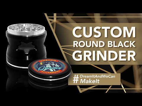 Custom Round Black Grinder (62MM*64MM)