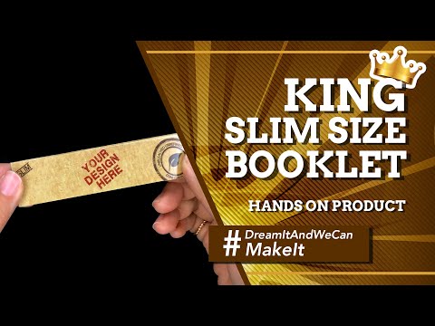 Custom Printed Booklets in King Slim Size