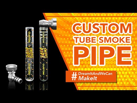 Custom Glass Tube Smoke Pipe