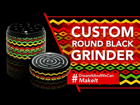 Custom Round Black Grinder (62MM*52MM)