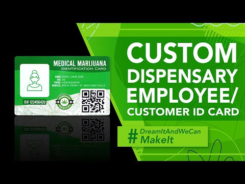Custom Dispensary Employee/Customer ID Card