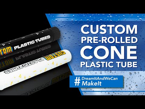 Custom Pre Rolled Cone Plastic Tube