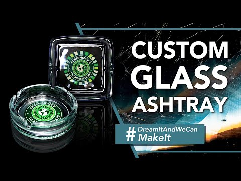 Custom Glass Ashtray