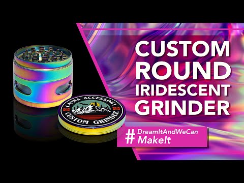 Custom Round Iridescent Grinder (63MM*52MM)