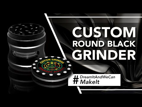 Custom Round Black Grinder (63MM*65MM)