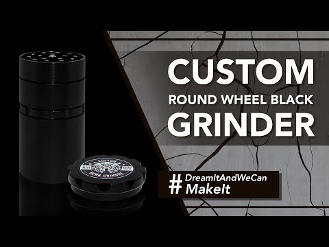 Custom Round Wheel Black Grinder (49MM*100MM)