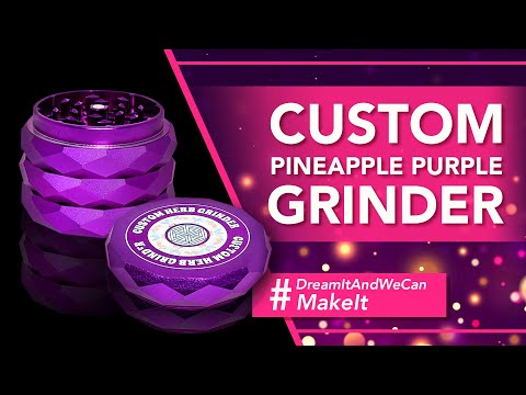 Custom Pineapple Purple Grinder (63MM*48MM)