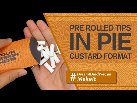 Pre Rolled Crutches in Pie Custard Format