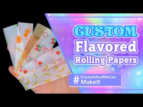 Custom Flavored Rolling Papers