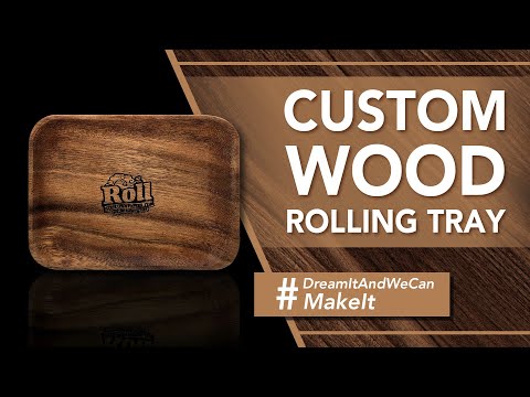 Custom Wood Rolling Tray