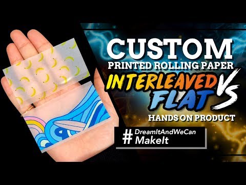 Custom Printed Interleaved Rolling Paper and Booklet