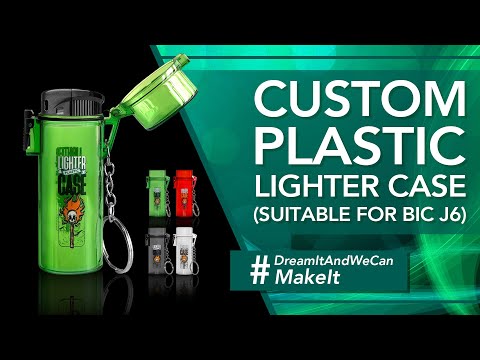 Custom Plastic Lighter Case for BIC J6
