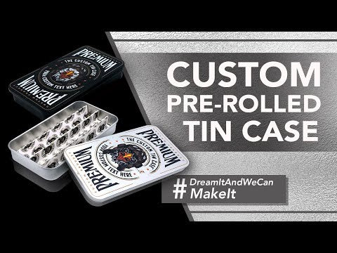 Custom Pre Rolled Cone Tin Case