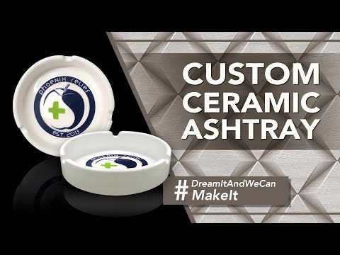 Custom Ceramic Ashtray