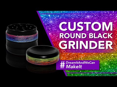 Custom Round Black Grinder (50MM*46MM)