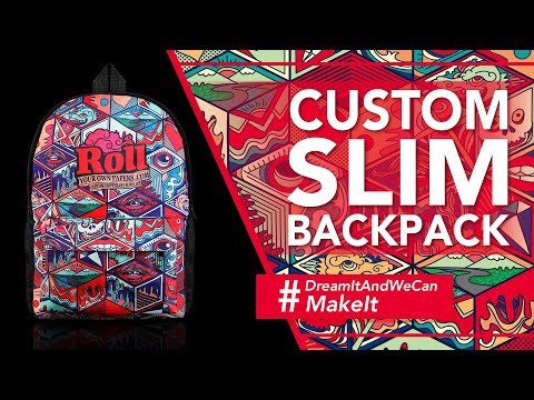 Custom Slim Backpack