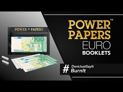 POWER PAPERS™ EUR€100 Rolling Paper