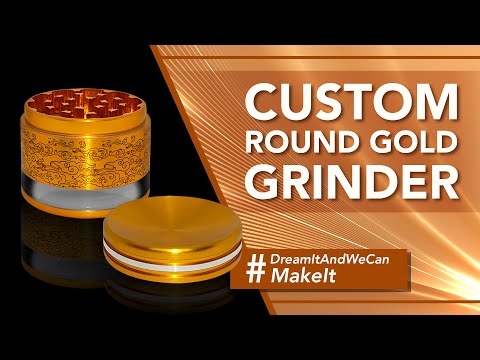 Custom Round Gold Grinder (62MM*55MM)