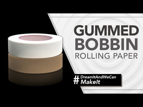 Bobbin Rolling Paper with Pure Arabic Gum