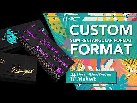 Custom Slim Rectangular Format Matchboxes