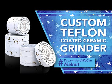 Custom Teflon Coated Ceramic Grinder
